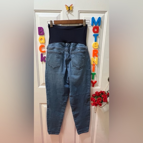 Ladies maternity 10 a:glow jegging embroidery flowers pants - Picture 2 of 15